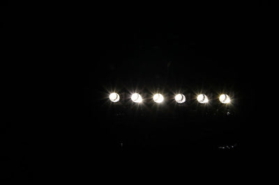ANZO 2009-2010 Toyota Corolla Crystal Headlight Black Amber - Lights