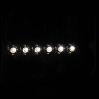 ANZO 2009-2010 Toyota Corolla Crystal Headlight Black Amber - Lights