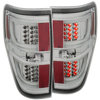 ANZO 2009-2013 Ford F-150 LED Taillights Chrome - Lights
