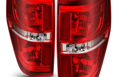 ANZO 2009-2014 Ford F-150 Euro Taillight Red/Clear (W/O Bulb) - Lights