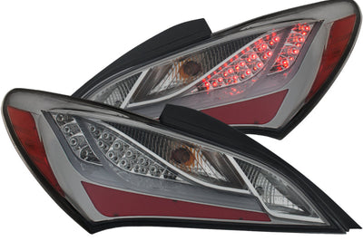 ANZO 2010-2013 Hyundai Genesis LED Taillights Smoke - Lights