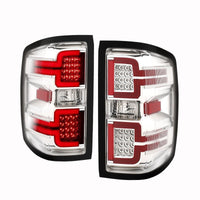 ANZO 2014-2018 Chevy Silverado 1500 LED Taillights Chrome - Lights