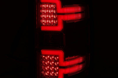 ANZO 2014-2018 Chevy Silverado 1500 LED Taillights Chrome - Lights