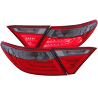 ANZO 2015-2016 Toyota Camry LED Taillights Smoke - Lights