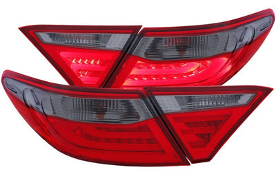 ANZO 2015-2016 Toyota Camry LED Taillights Smoke - Lights