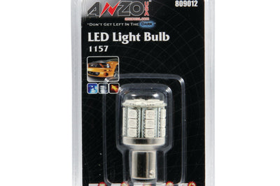 ANZO LED Bulbs Universal 1157 Red - 28 LEDs 1 3/4in Tall - Lights