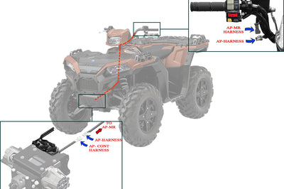 Kfi Ap Harness Assault Winch Polaris Kit