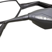 Koso Apex M10 Mirrors W/indicators Black - Street Collection