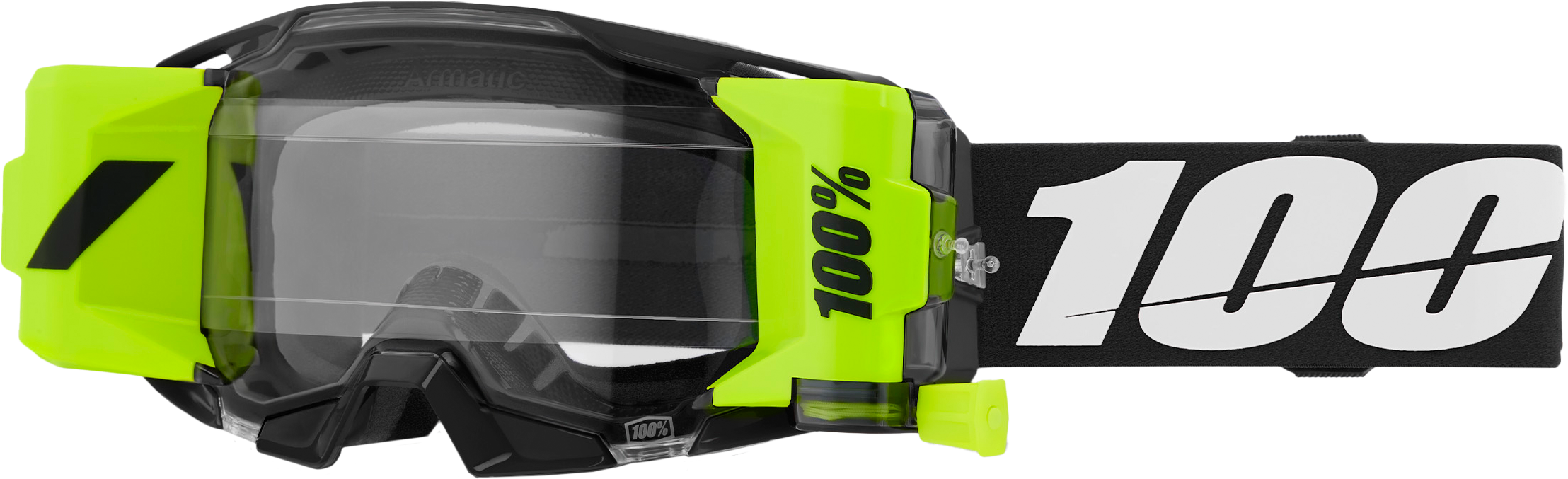 100-PERCENT Armatic Forcast Goggle Black Clear Lens
