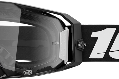 100-PERCENT Armatic Goggle Black Clear Lens