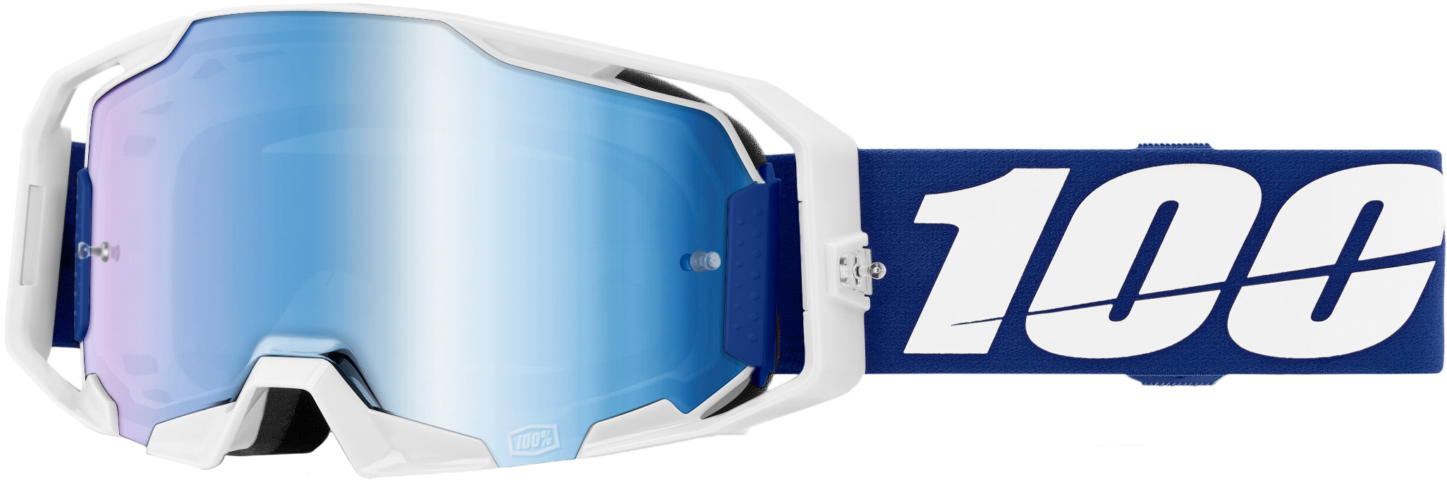 100-PERCENT Armatic Goggle Blue Mirror Lens