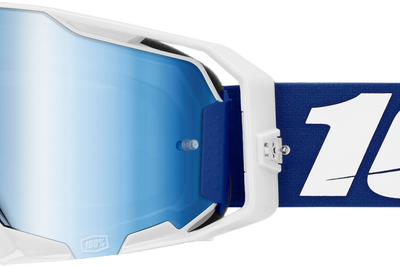 100-PERCENT Armatic Goggle Blue Mirror Lens