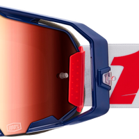 100-PERCENT Armatic Goggle Mach Z Mirror Red Lens