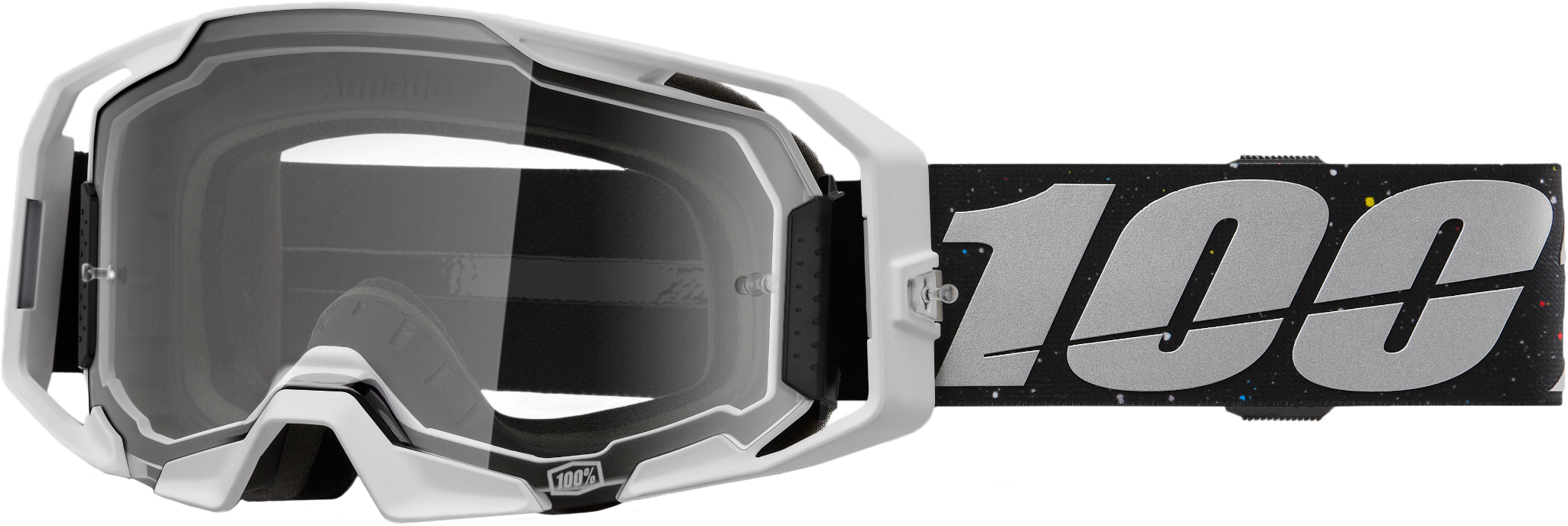 100-PERCENT Armatic Goggle Rapidracer Clear Lens