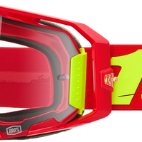 100-PERCENT Armatic Goggle Red Clear Lens
