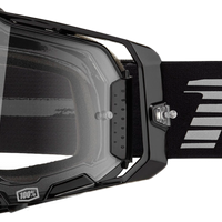 100-PERCENT Armega Goggle Black Clear Lens - Eyewear