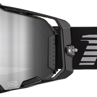 100-PERCENT Armega Goggle Black Mirror Silver Lens - Eyewear