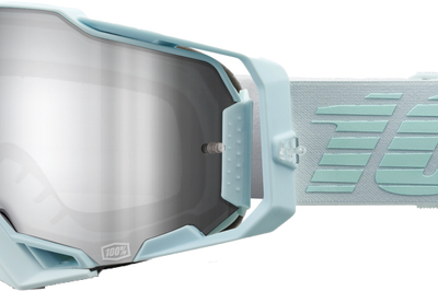100-percent Armega Goggle Fargo Mirror Silver Flash Lens - Bicycle Collection