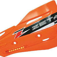 Zeta Armor-guard Xc Protector W/flasher White - Black - Snowmobile Collection