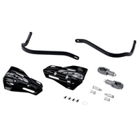 Zeta Armor Handguard Xc Kit For 28.6mm Bar Black/white - Black/Black - Snowmobile Collection