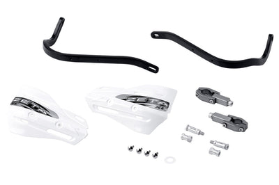 Zeta Armor Handguard Xc Kit For 28.6mm Bar Black/white - Black/White - Snowmobile Collection