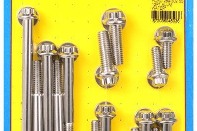 ARP Ford 289-302 SS 12pt Aluminum Water Pump and Front Cover Bolt Kit - Engine Components