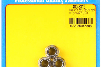 ARP M8 x 1.25 12pt SS Nut Kit - Engine Components