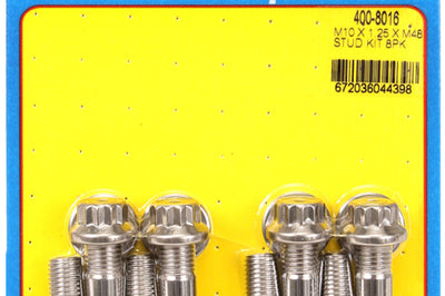 ARP Sport Compact M10 x 1.25 48mm Stainless Accessory Studs (8 pack) - Engine Components