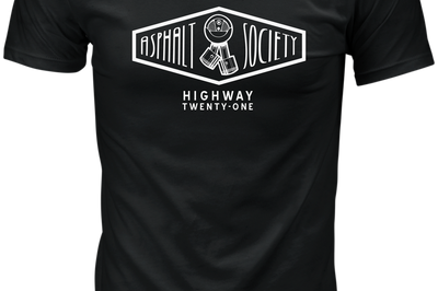 Highway 21 Asphalt Society Tee Heather Grey 3x - Black / Small - Harddrive Products