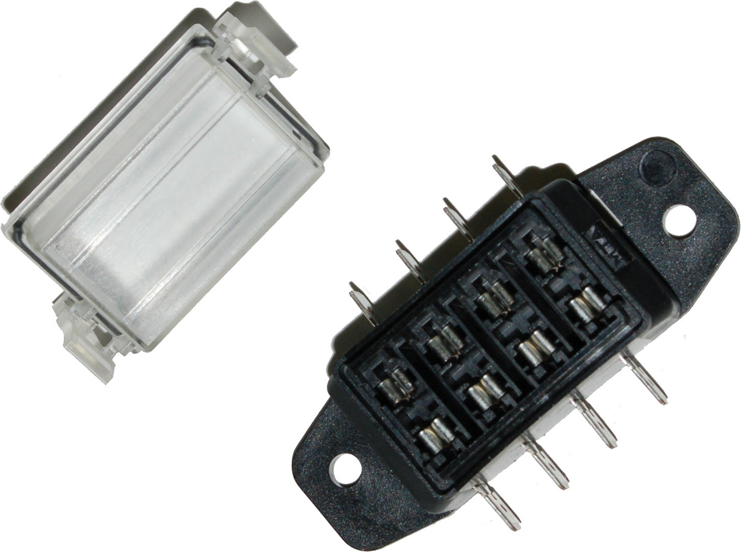 Namz Custom Cycle Atc 4-way Fuse Block Water Tight Clear Cover - Harddrive Products