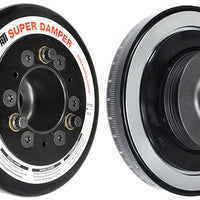 ATI Damper - 7.074in - Alum LW - Honda B - Race - 4 Grv Steel Hub - 2 Ring - Engine Components