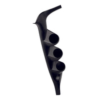 AutoMeter Autometer 92-97 Ford F Series (exc 97 F-150) Triple Pillar - Black - Gauges & Pods