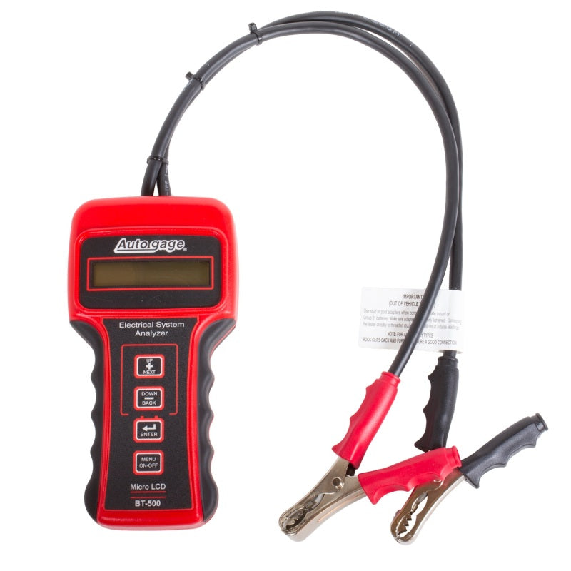 AutoMeter Autometer Battery Tester 6/12/24V Autogage - Fabrication