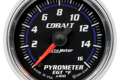 AutoMeter Autometer Cobalt 52mm 1600 Deg F Electronic Pyrometer Gauge - Gauges & Pods