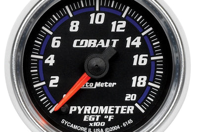 AutoMeter Autometer Cobalt 52mm 2000 Deg F Electronic Pyrometer Gauge - Gauges & Pods