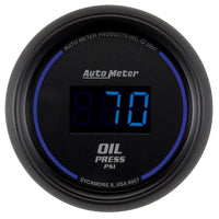 AutoMeter Autometer Cobalt Digital 52.4mm Black 0-100psi Oil Pressure Gauge - Gauges & Pods