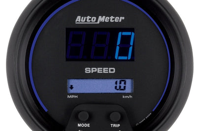 AutoMeter Autometer Cobalt Digital 85.7mm Black Electric Programable Speedometer - Gauges & Pods