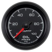 AutoMeter Autometer ES 52.4mm 0-100 PSI Oil Pressure Gauge - Gauges & Pods