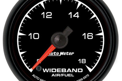AutoMeter Autometer ES 52mm Full Sweep Electric 8:1-18:1 AFR Wideband Air/Fuel Ratio Gauge - Gauges & Pods