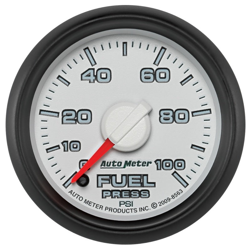 AutoMeter Autometer Factory Match 52.4mm Full Sweep Electronic 0-100 PSI Fuel Pressure Gauge Dodge - Gauges & Pods