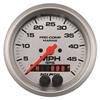 AutoMeter Autometer Marine Silver Ultra-Lite 3-3/8in 50MPH GPS Speedometer Gauge - Gauges & Pods