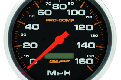 AutoMeter Autometer Pro-Comp 3 3/8in 160mph Electric Speedometer w/ LCD Odometer - Gauges & Pods