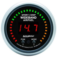 AutoMeter Autometer Sport-Comp 52mm Wideband Air/Fuel Gauge - Gauges & Pods