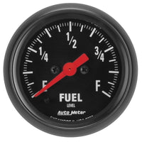 AutoMeter Autometer Z Series 0-280Ohm 2-1/16in. Programmable Fuel Level Gauge - Gauges & Pods