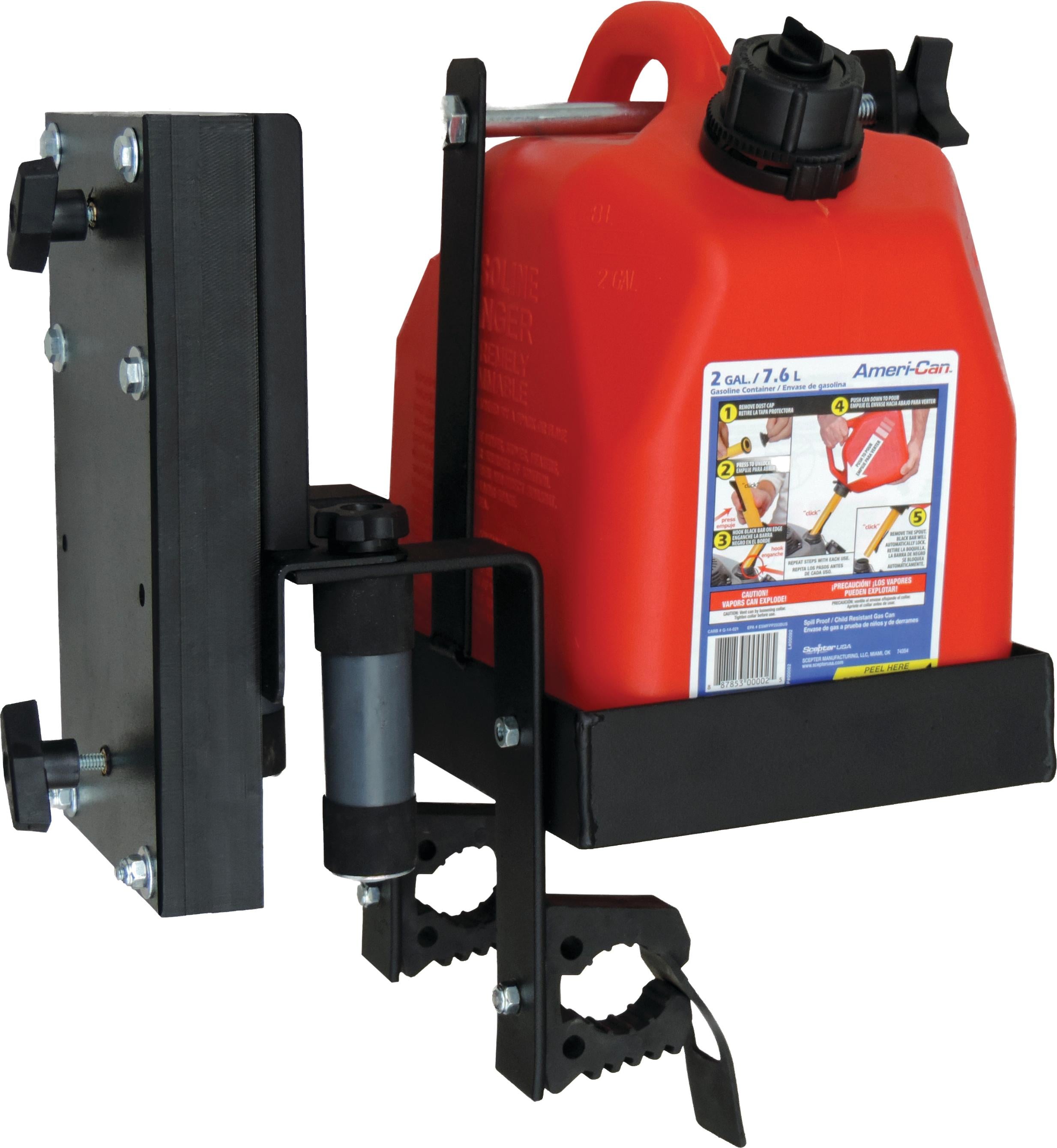 Hornet Auxiliary Fuel Can Chainsaw & Tool Holder - Atv Performance Products