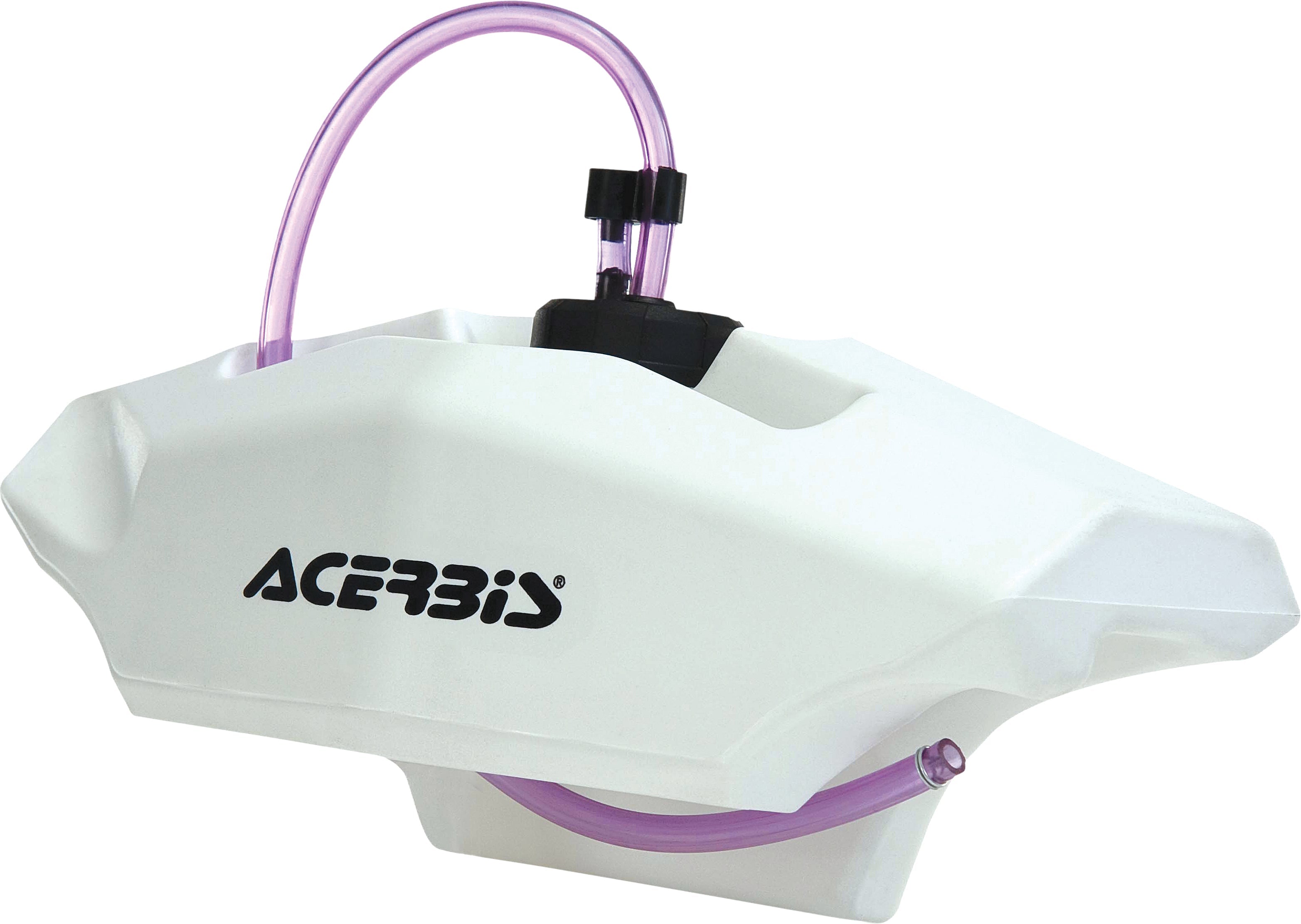 Acerbis Auxiliary Handlbar Fuel Tank 0.6 Gal - White - Snowmobile Collection