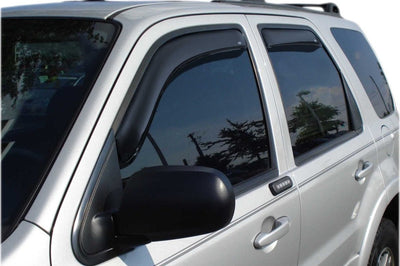 AVS 01-07 Ford Escape Ventvisor In-Channel Front & Rear Window Deflectors 4pc - Smoke