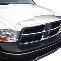 AVS 02-08 Dodge RAM 1500 Aeroskin Low Profile Hood Shield - Chrome - Deflectors