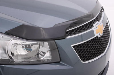 AVS 04-08 Chevy Malibu Aeroskin Low Profile Acrylic Hood Shield - Smoke - Deflectors
