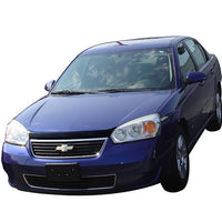 AVS 04-08 Chevy Malibu Aeroskin Low Profile Acrylic Hood Shield - Smoke - Deflectors